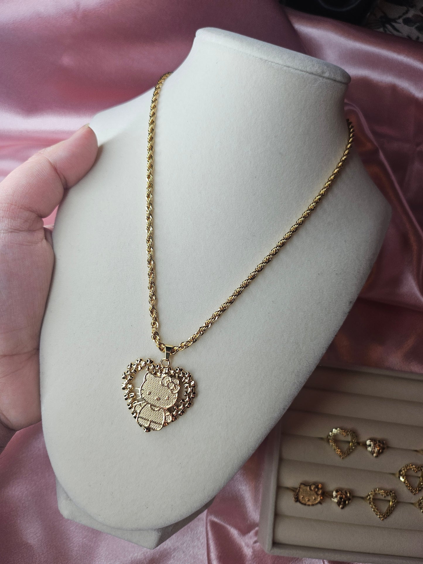 HK Rolex Heart Necklace