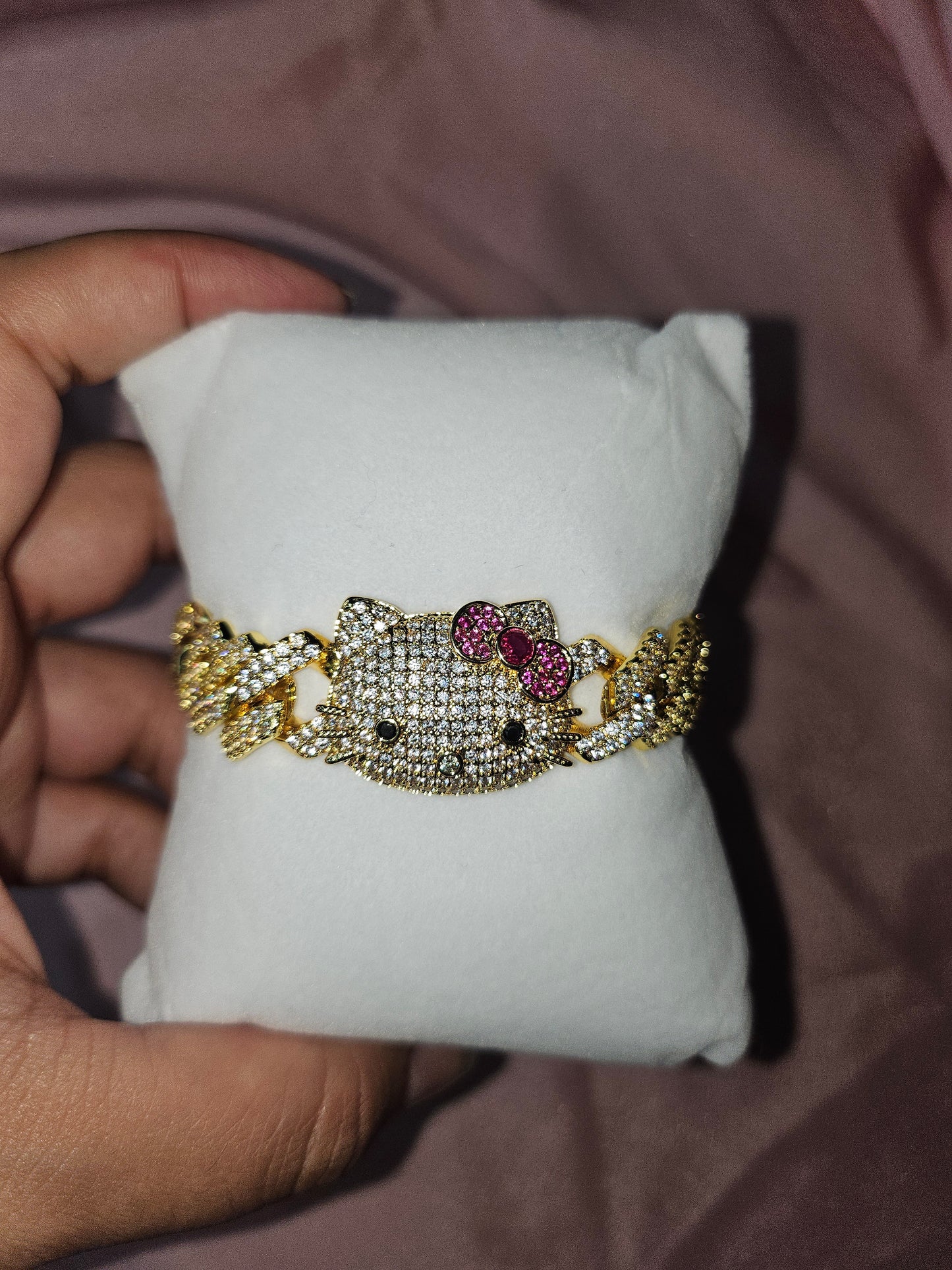 Gold Kitty DMD Bracelet