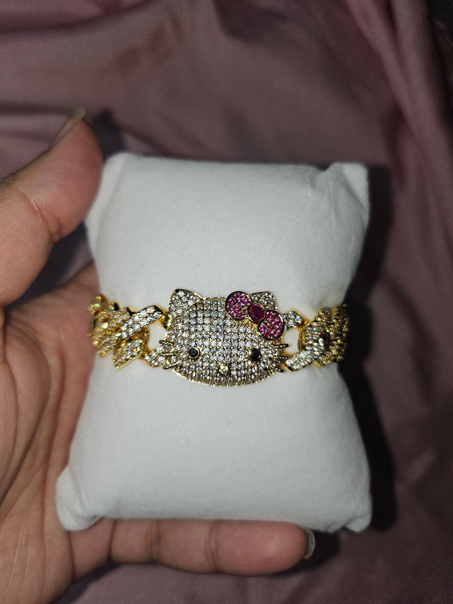 Gold Kitty DMD Bracelet