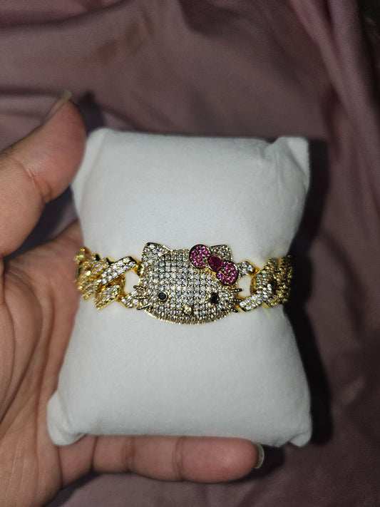 Gold Kitty DMD Bracelet